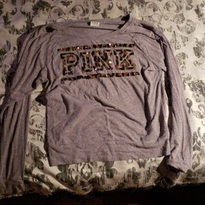 Long sleeve pink shirt